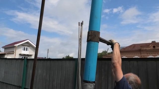 Скважина под глубинный насос. Пластик труба диаметр 125. Решетиха. смотреть онлайн
