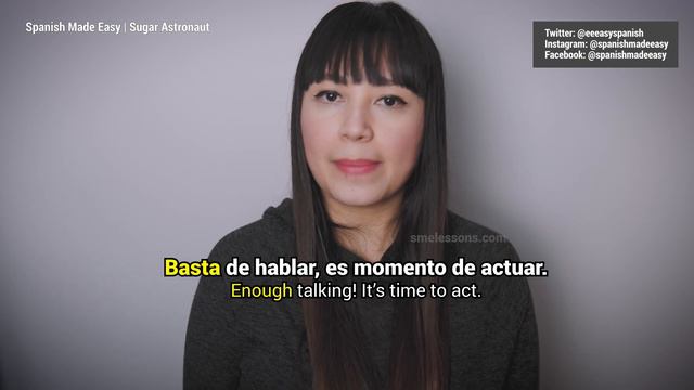 Learn Spanish: Basta | Spanish Word of the Day #171 [Spanish Lessons] смотреть онлайн