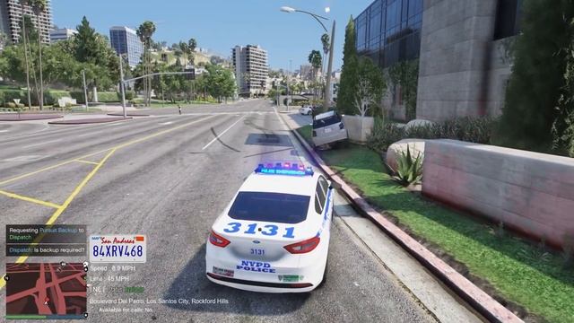 NYPD PATROL Ford Fusion PRS Part 2/3 | GTA5 LSPDFR 0.4.9 смотреть онлайн