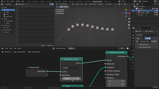 24 - Resample Curve Node смотреть онлайн
