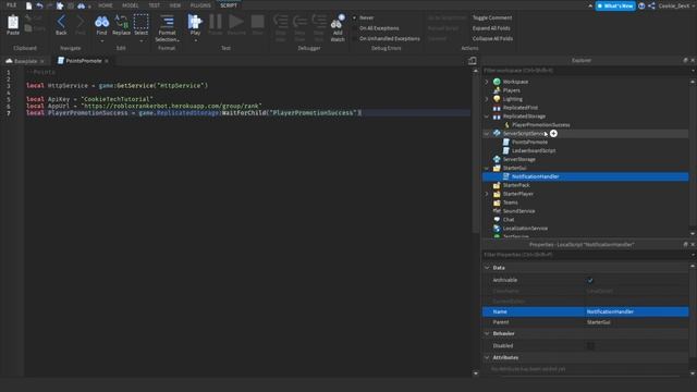 Roblox Tutorial - How to make an auto point promotion system смотреть онлайн