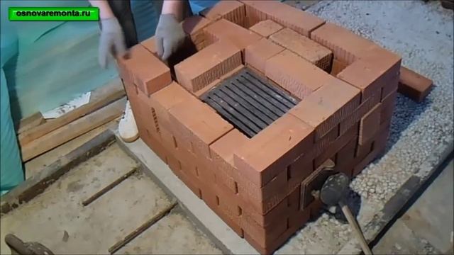 Подробная кладка печи за 9 тыс. руб. 1-часть. смотреть онлайн