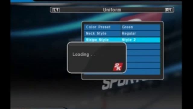 NHL 2K10 (PS2) Create-a-team options смотреть онлайн