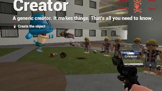 gmod next bots kills + new nextbots 3d sanic clones link смотреть онлайн