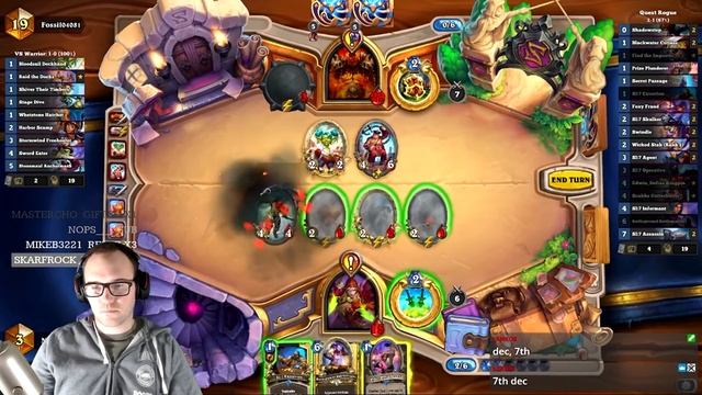 Quest Rogue got me #1 Legend the first time I played it! Deadmines Hearthstone смотреть онлайн
