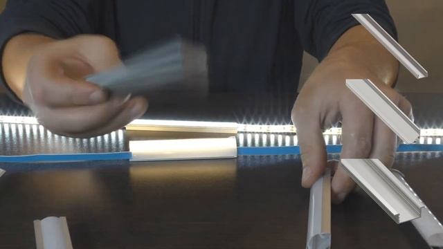 Светодиодная лента 9.6W/м 120LED/м подключение и виды основных профилей