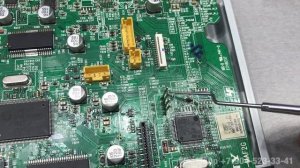 Ремонт после АСЦ Sony. Восстановление материнской платы Sony MHC-V11 (40BHX2241-MAF2G)