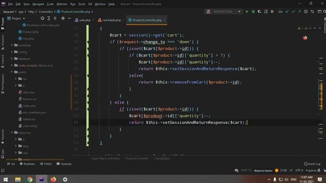 Laravel Shopping Cart Tutorial Hindi Part 13 | Change Product Quantity | The Test Coder смотреть онлайн