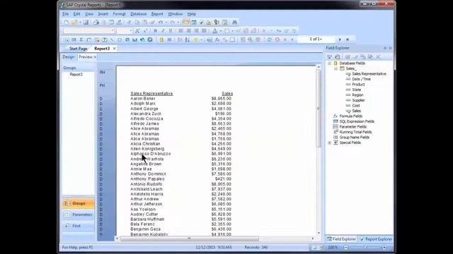Create a Crystal Report using Excel Data смотреть онлайн