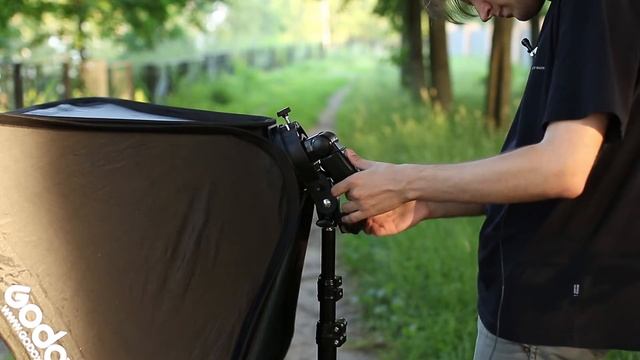 Софтбокс Godox и крепление S-type