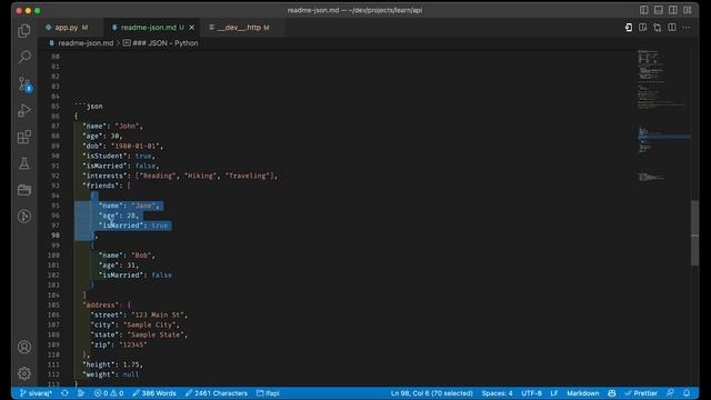 Python Tutorial - Working with JSON and Data types @sdev_in смотреть онлайн