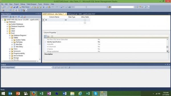 4 SQL Server 2014 Training in Hindi Primary Key or No t Null
