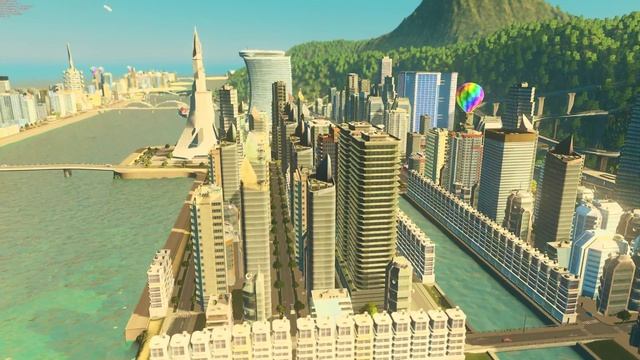 Cities Skylines paradise city resort смотреть онлайн