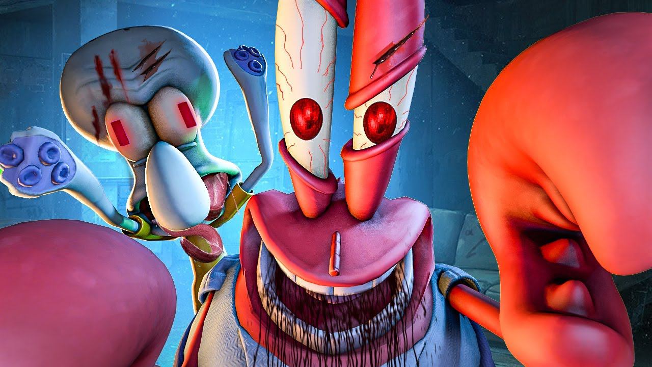 СКВИДВАРД И МИСТЕР КРАБС ДЕМОНЫ! 5 НОЧЕЙ В КРАСТИ КРАБ смотреть онлайн