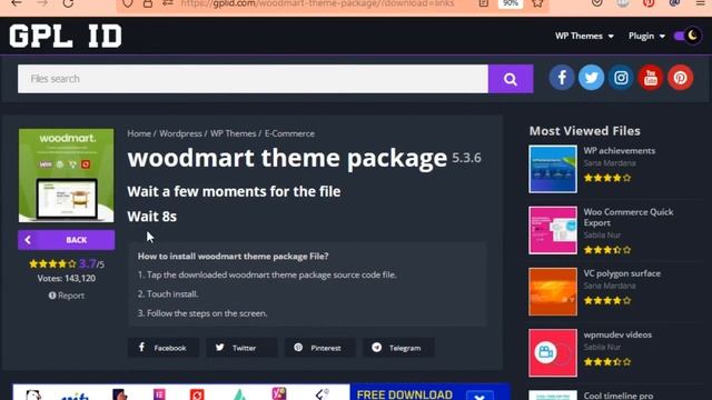Woodmart Theme Package смотреть онлайн