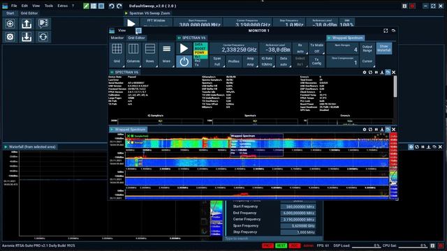 Aaronia RTSA-Suite PRO Layout Mode For External Monitors (ENGLISH) смотреть онлайн