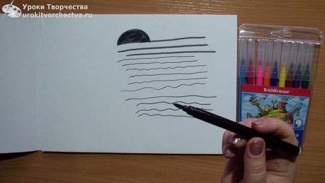 Рисунок фломастером. Как сделать его выразительным смотреть онлайн