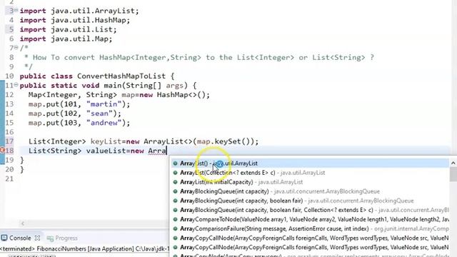 How To convert Hash Map to the List ? смотреть онлайн