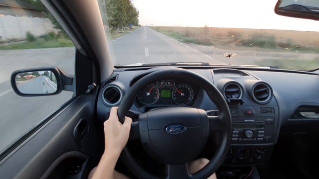 POV Driving Slow car Fast - 2008 Ford Fiesta 1.4 TDCi 68cp смотреть онлайн