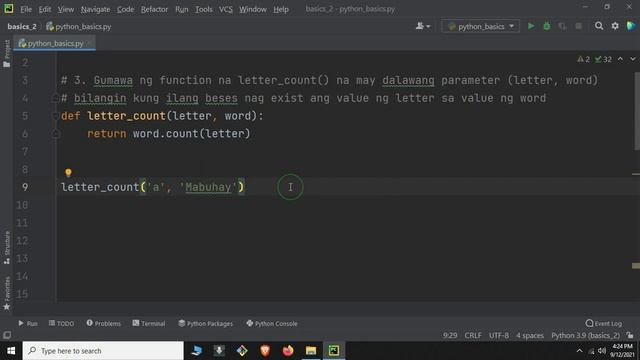 Python Tagalog Tutorial #62 - Function exercise 1 - optional смотреть онлайн