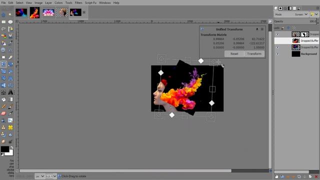 Colorful Smoke Portrait | Gimp Tutorial | The Parchake смотреть онлайн