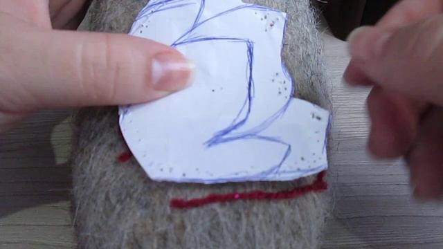 Фелтинг. Набиваем рисунок на валенки Часть 1 смотреть онлайн