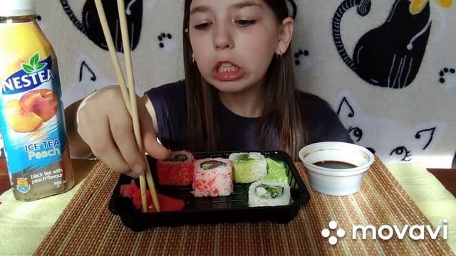 Мукбанг сушы /роллы и покупки смотреть онлайн