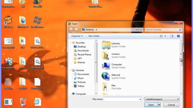 Deskthemepack Installer for Windows 7 смотреть онлайн