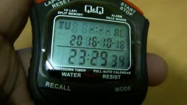 Q&Q Stopwatch HS45J003Y Review
