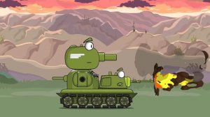 All series Evolutions and Hybrids KV-44: Cartoons about tanks