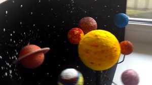 Модель солнечной системы своими руками, поделка в детский сад