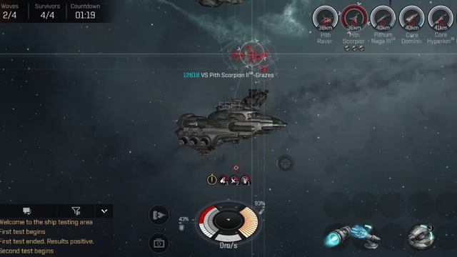 Testing the Moros dreadnought ||EVE ECHOES смотреть онлайн