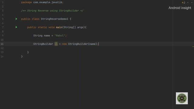 Reverse a string using StringBuilder in Java Tamil | Java Interview Questions and Answer - 1 смотреть онлайн