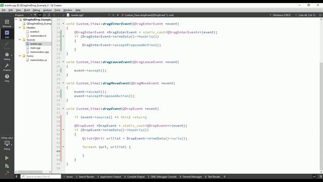 Qt Drag And Drop | Drag Image From System And Drop In QGraphicsView | Qt Creator | Qt Tutorial смотреть онлайн