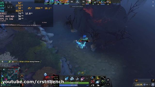 Intel Core I3-1115G4 \ Intel UHD Graphics \ DotA 2 At 1080p Low Settings (12GB RAM)