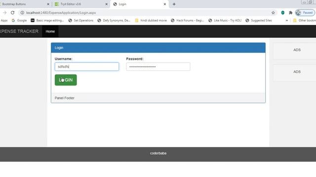 01 Expense Tracker Web Application in ASP.NET C# with SQL Server | coderbaba смотреть онлайн