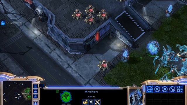 (StarCraft 2) Using Blizzard Standard AI смотреть онлайн