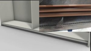 Нижняя пластиковая направляющие для шкаф купе в Москве