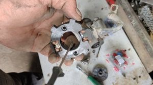 Daewoo Lanos 1.5 Ремонт стартера . Замена щеточного узла /Авторемонт/