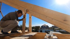 Усиление узлов стропильной системы для двускатной крыши