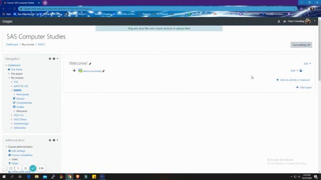 How to add a course module/section in Moodle (Daigler) смотреть онлайн