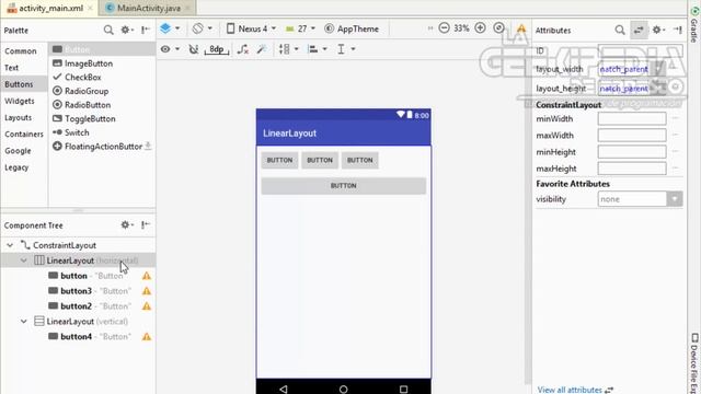 Curso Android desde cero #34 | LinearLayout – Diseño lineal смотреть онлайн