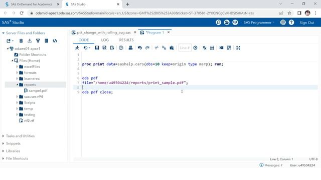 ODS in SAS - 1| Producing SAS Output in PDF, Excel, HTML or Doc with Different Styles | Learnerea смотреть онлайн