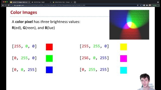 CSCI100: Lecture 12.4 - Grayscale and Color Images смотреть онлайн