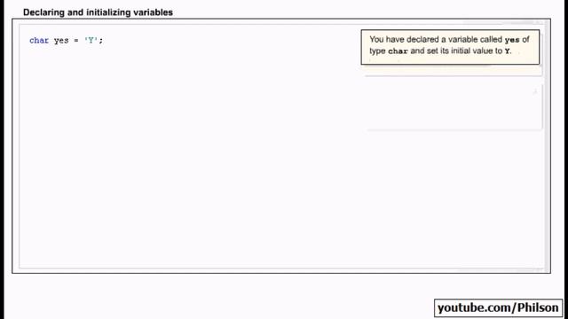 Primitive types and literals смотреть онлайн