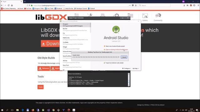 LibGDX & Box2D Programming Tutorial "Top down car with drifting" - Part #1 - Setup смотреть онлайн
