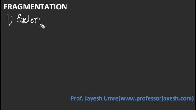 Fragmentation (Hindi) | OS | Prof. Jayesh Umre смотреть онлайн