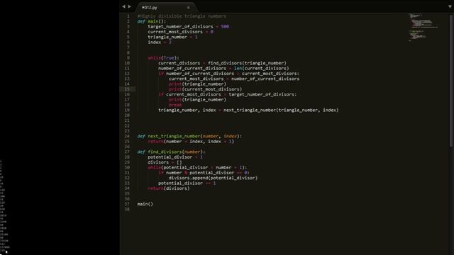 Python Beginner tutorial series using project Euler #12 - Highly divisible triangle numbers смотреть онлайн