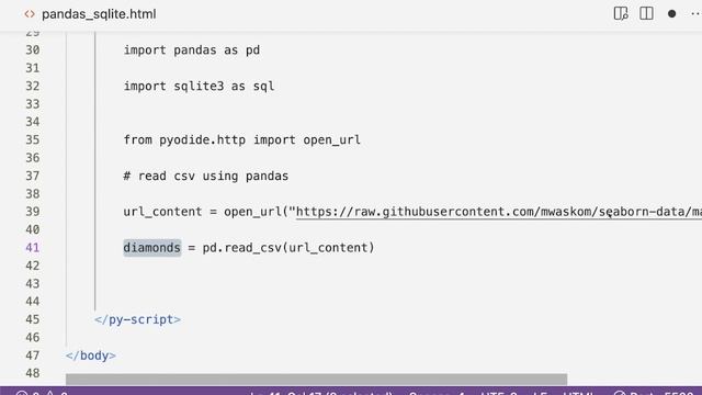 PyScript Tutorial - SQLite Database in PyScript - CSV to SQL Table in Python Web #11 смотреть онлайн