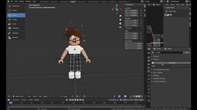 КАК СДЕЛАТЬ GFX РОБЛОКС | Блендер Blender 2.8 Туториал для начинающих смотреть онлайн